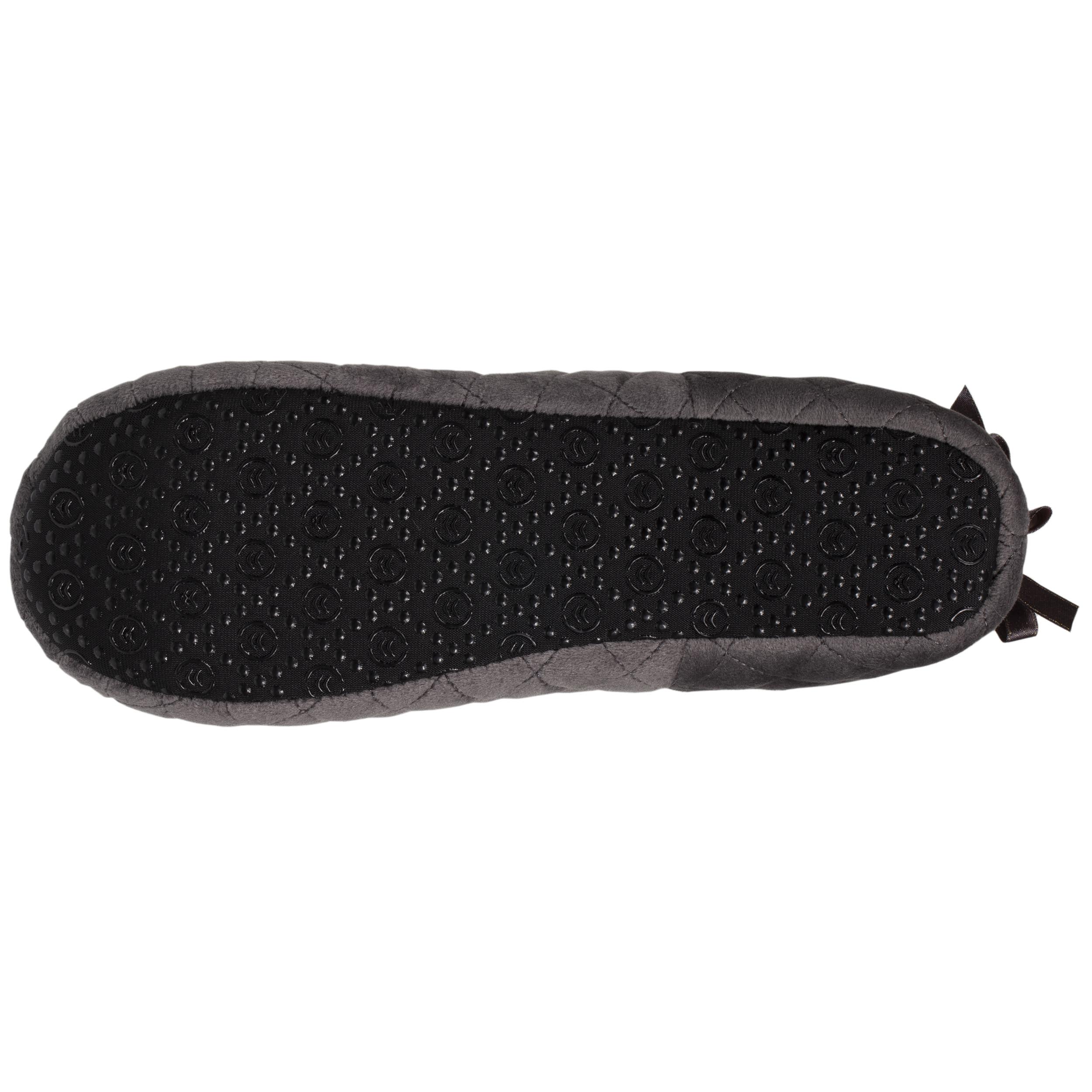 Chaussons bottillons Femme matelassés Gris foncé – Image 4
